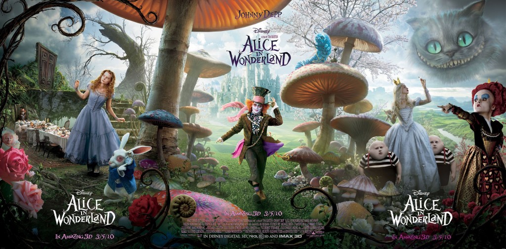 Alice in Wonderland filmposter compilatie
