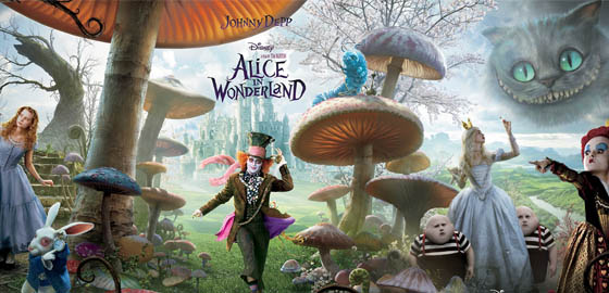 Bekijk de nieuwe filmposters van Alice in Wonderland