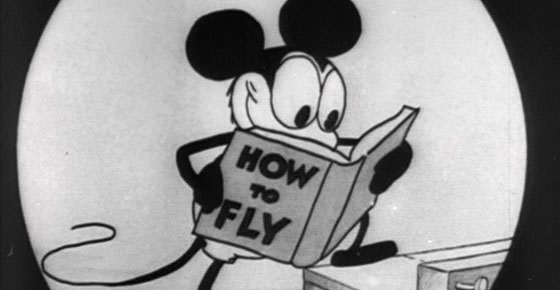 De allereerste cartoon met Mickey Mouse van Walt Disney
