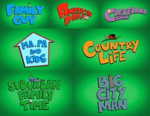 Fictieve reeksen volgen Family Guy, American Dad en The Cleveland Show op