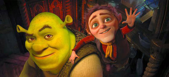 Bekijk de eerste plaatjes uit Shrek 4 en lees meer over het nieuwe verhaal en de stemmen