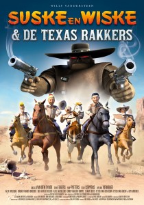 Vlaamse filmposter voor De Texas Rakkers
