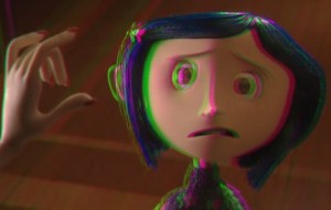 Coraline verscheen ook in 3D op dvd en Blu-ray