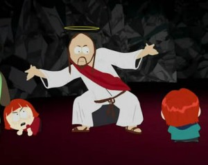 Jezus Christus zoals hij in South Park verschijnt