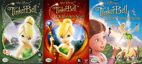 Dvd-covers Tinker Bell-films