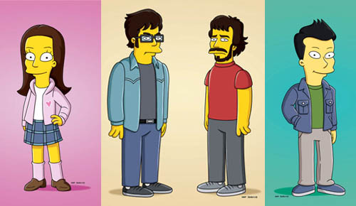 Een voorsmaak je van de Glee- en The Flight of the Conchords-personages in The Simpsons