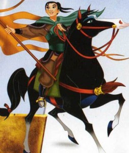 Afbeelding uit de tekenfilm Mulan