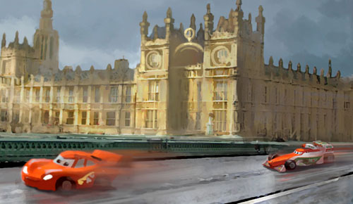 Bekijk de eerste teaser en een portie artwork voor Cars 2