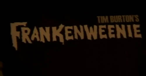 Logo voor animatiefilm Frankenweenie