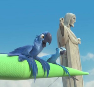 Afbeelding uit Blue Sky Studios' animatiefilm Rio