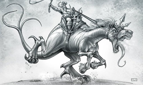 Bekijk enkele knappe stukjes artwork voor Ronal the Barbarian