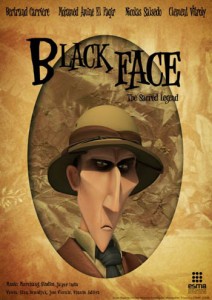 Poster voor de korte animatiefilm Blackface
