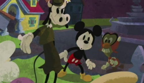 Enkele bekende tekenfilmpersonages komen opnieuw tot leven in Epic Mickey