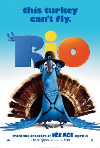 Nieuwe filmposter voor animatiefilm Rio