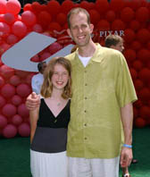 Pixar-regisseur Pete Docter en zijn dochter Elie