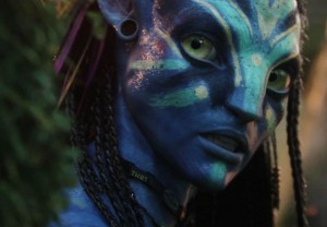 Zoe Saldana speelt Neytiri in Avatar