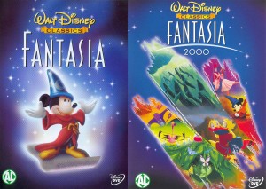 Dvd-covers van Fantasia en Fantasia 2000