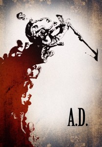 Teaserposter voor de geanimeerde zombiefilm A.D.