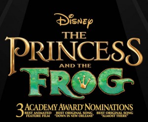Drie Oscarnominaties voor The Princess and the Frog