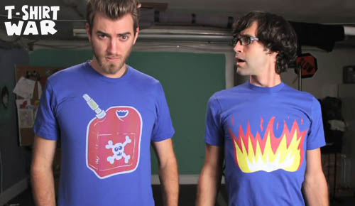 Bekijk het stop-motionfilmpje T-Shirt War