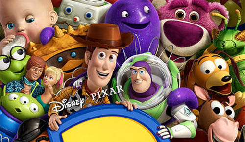 Op de nieuwe filmposter voor Toy Story 3 prijken een heleboel personages