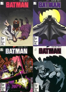 De covers van de comics Batman: Year One