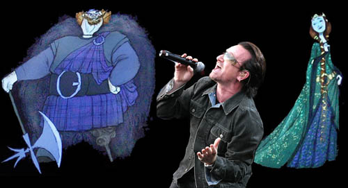 Schrijft Bono de muziek voor Pixars animatiefilm Brave?