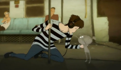 Bekijk de korte animatiefilm The Subway Time