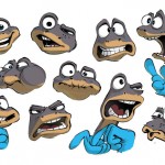 Concept art voor Pixars Newt