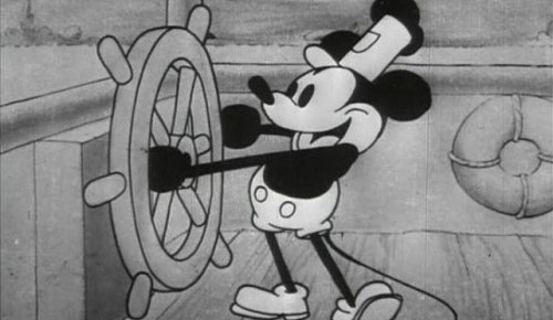 Bekijk de korte animatiefilm Steamboat Willie